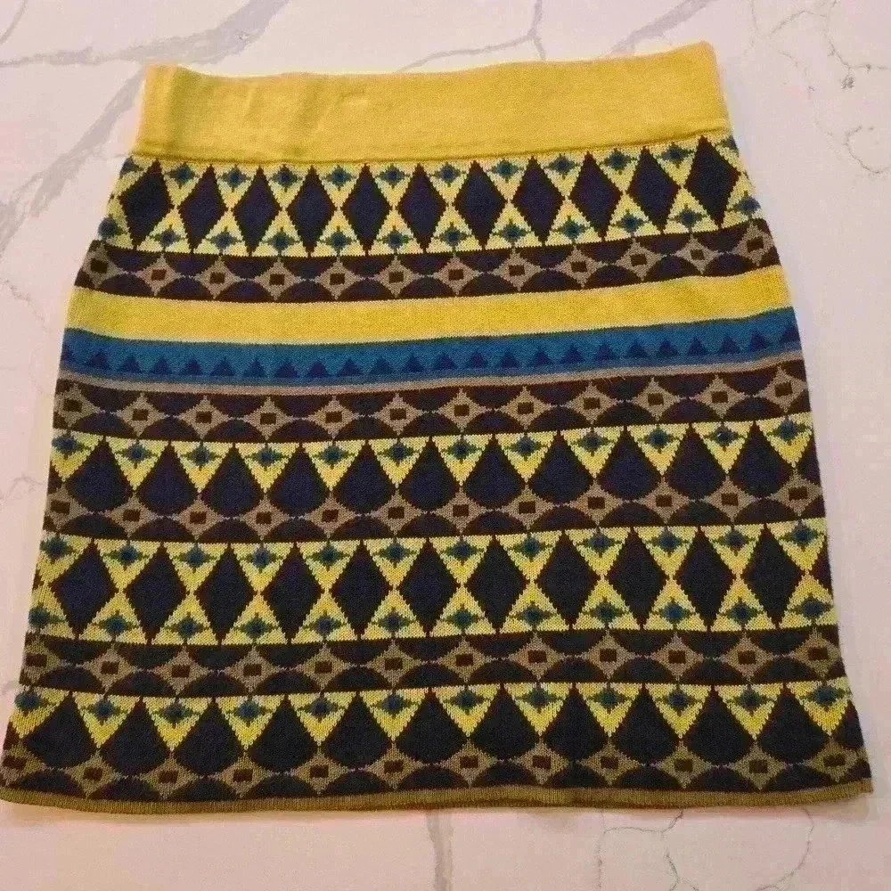 Chelsea & Violet Womens Sweater Knit Mini Skirt Size medium